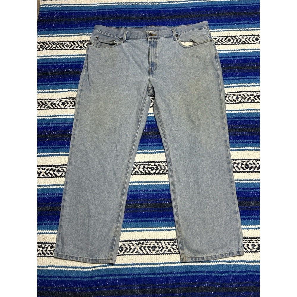 Faded Glory Mens Jeans 42X30 Straight Cut Regular Fit 100% Cotton Rn 58287